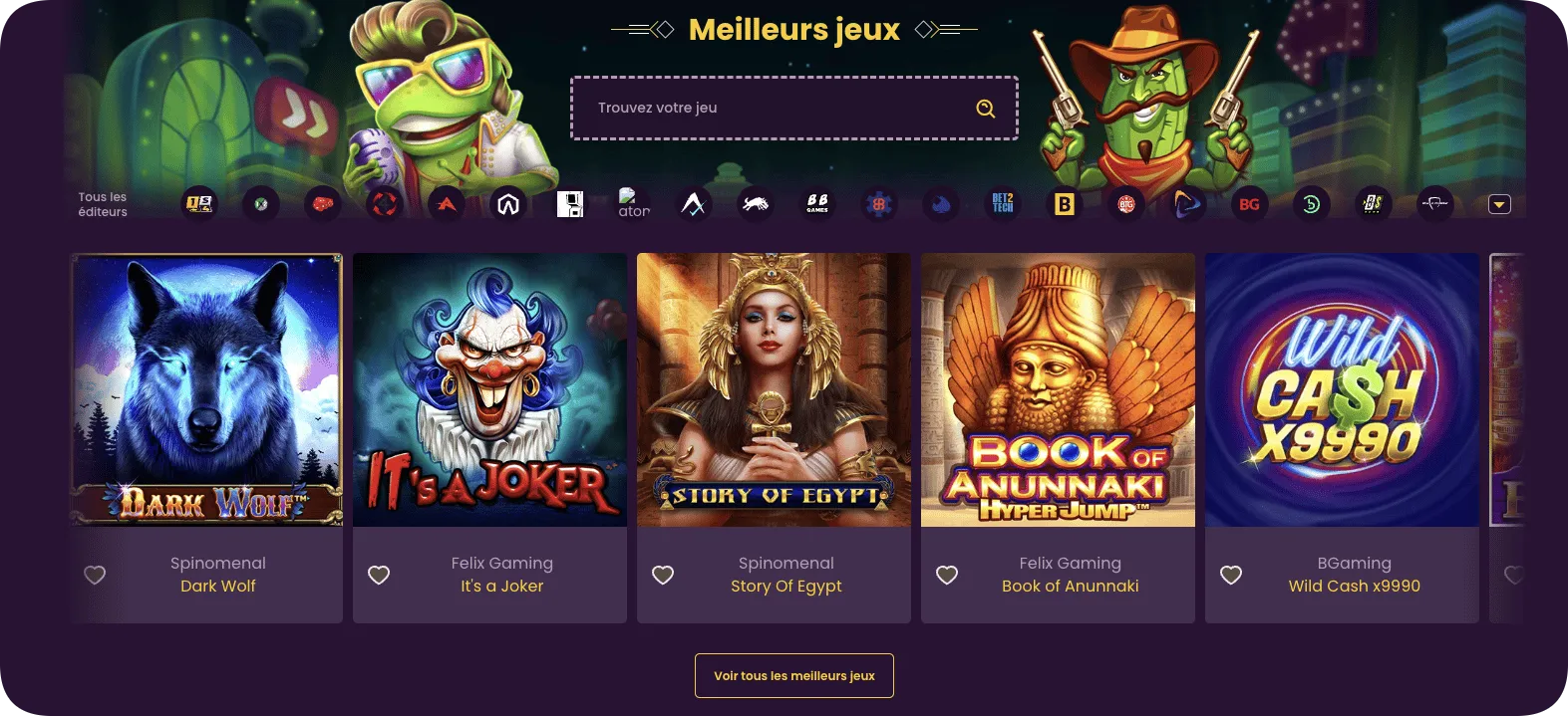 Bizzo Casino site d'accueil