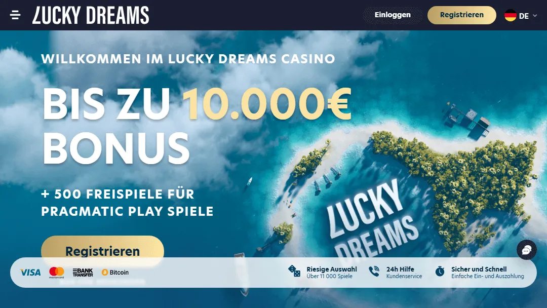 Lucky Dreams Casino Werbebanner