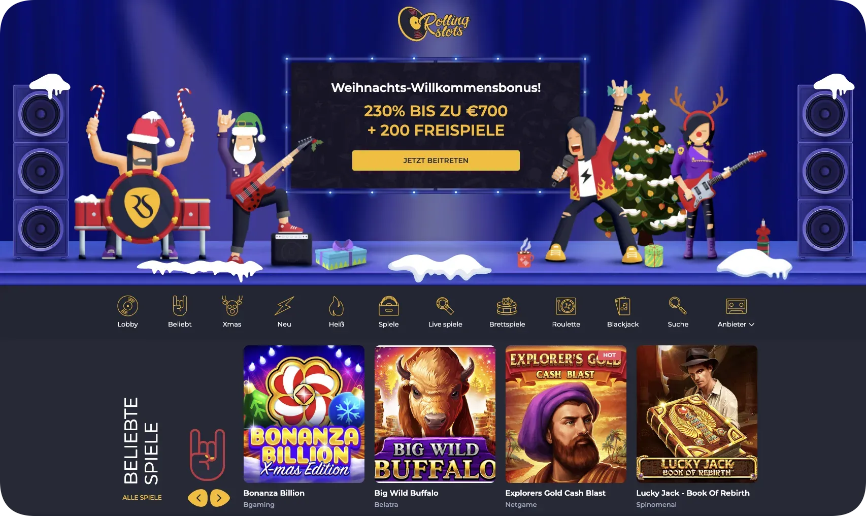 Rolling Slots Casino Startseite